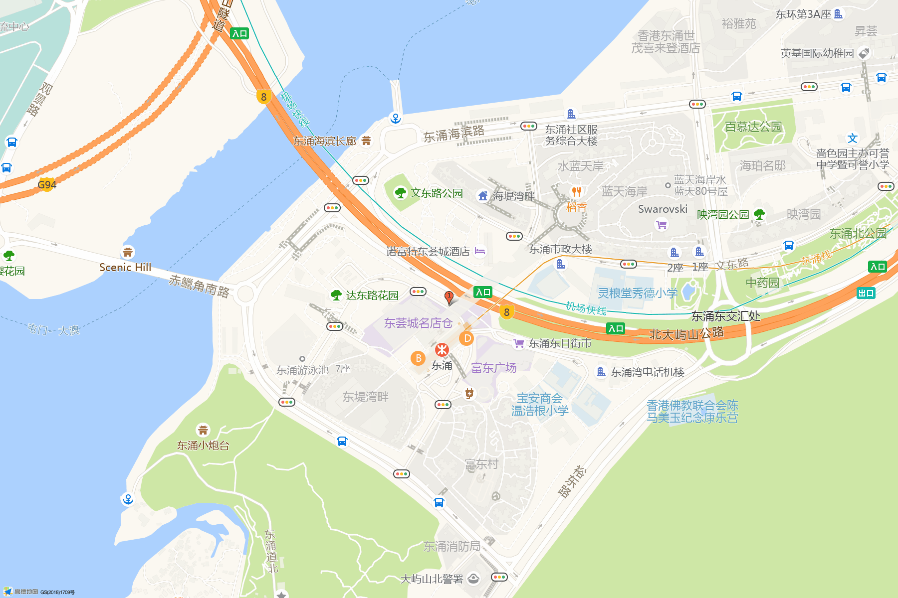 备选大屿山地图